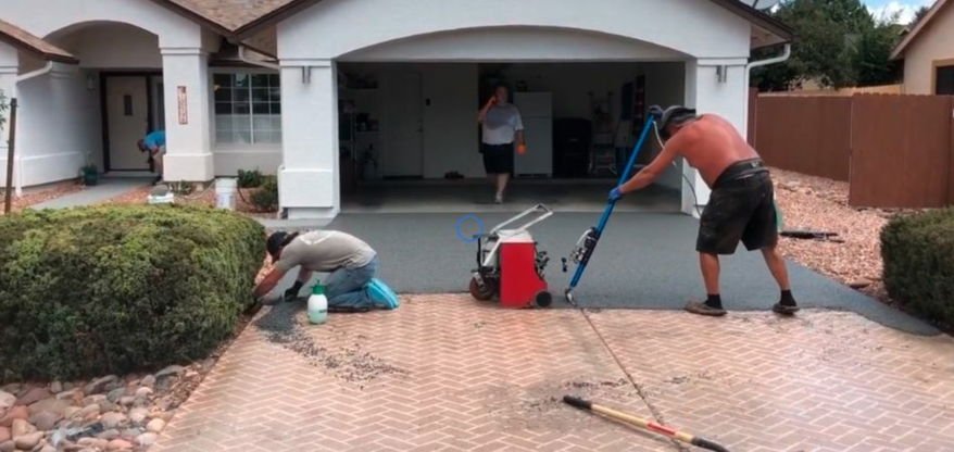 rubber-resurfacing-process